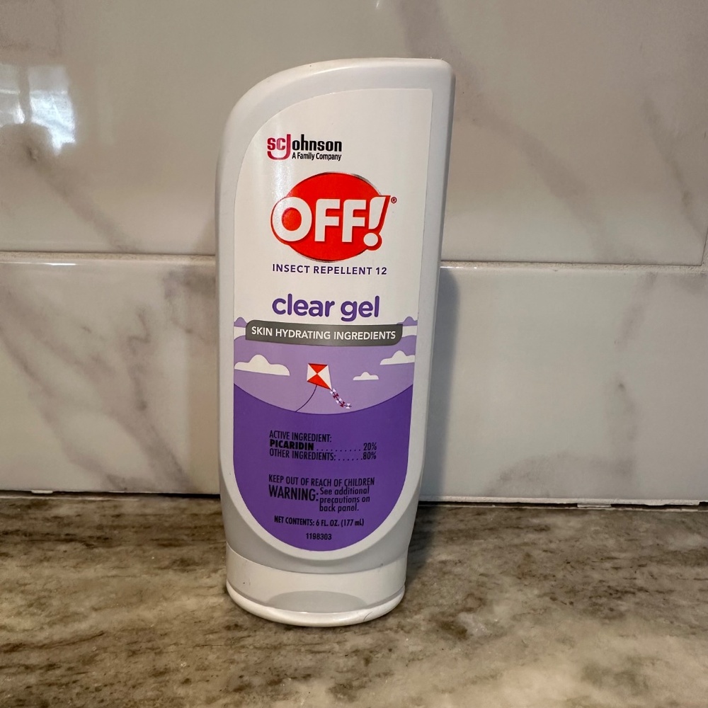 OFF Clean Feel Insect Repellent CLEAR GEL 20% Picaridin Hydrating 6oz Long Last